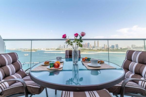 Full sea view in palm jumeirah with private beach access in Azure residences